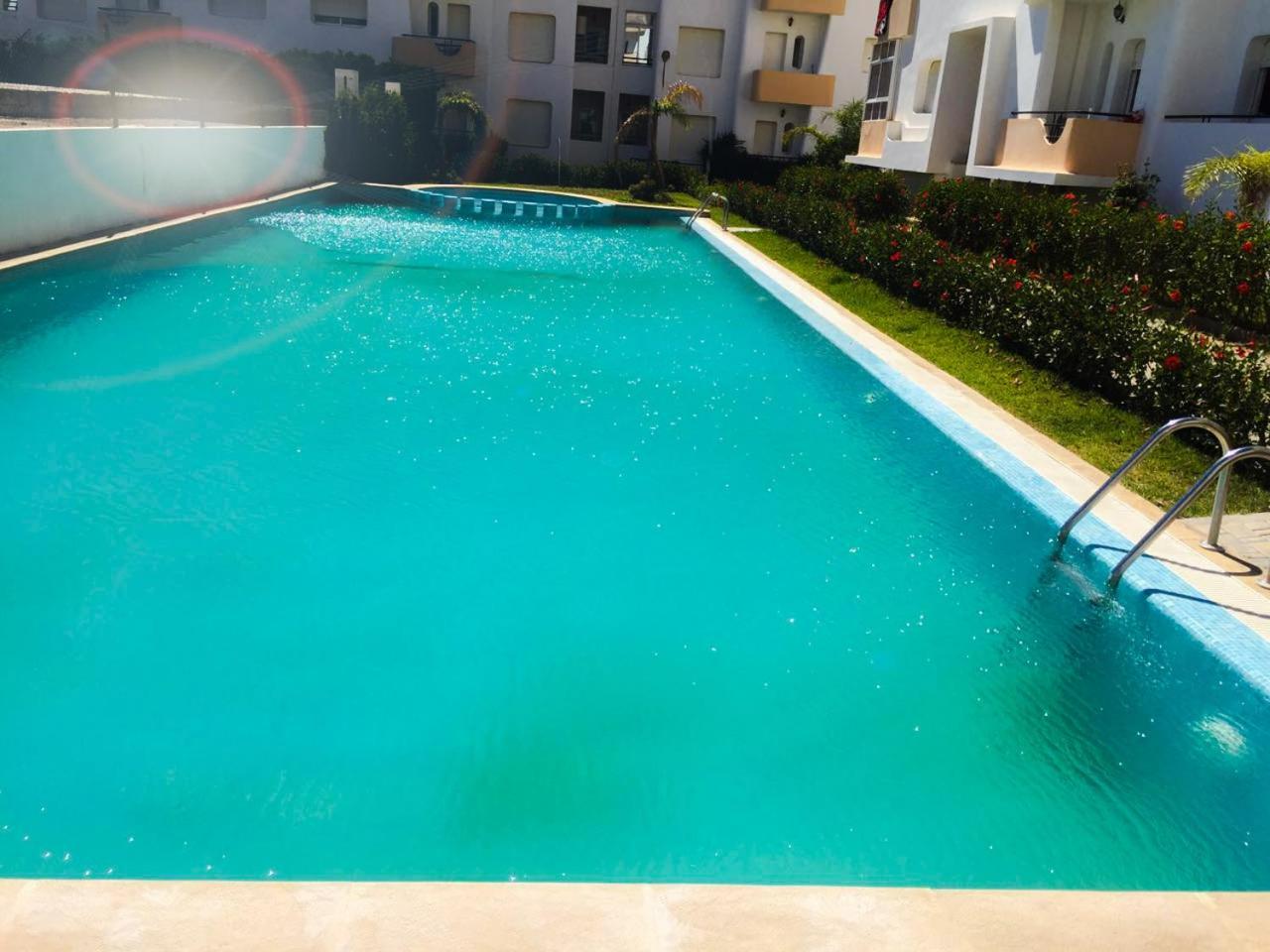 Fantastique Appartement Avec Piscine Sur La Plage M2 탕헤르 외부 사진